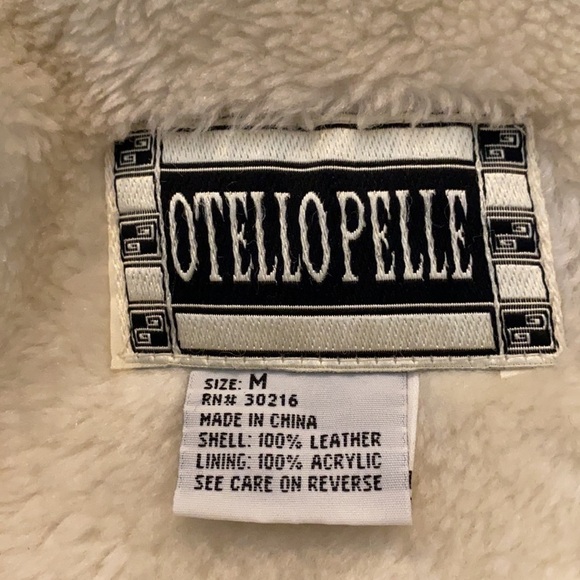 Otellopelle Suede Shearling Leather Hooded Coat - Picture 11 of 12